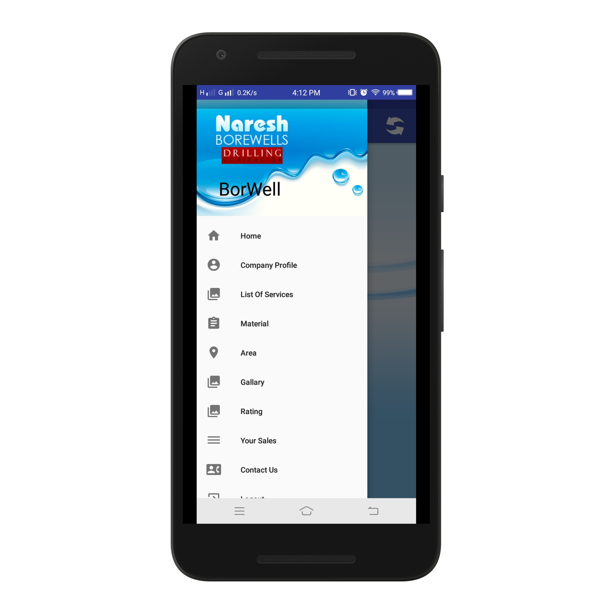 Naresh Borewell Services App